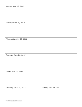 06/18/2012 Weekly Calendar-portrait Calendar