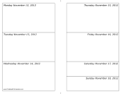 11/12/2012 Weekly Calendar-landscape calendar